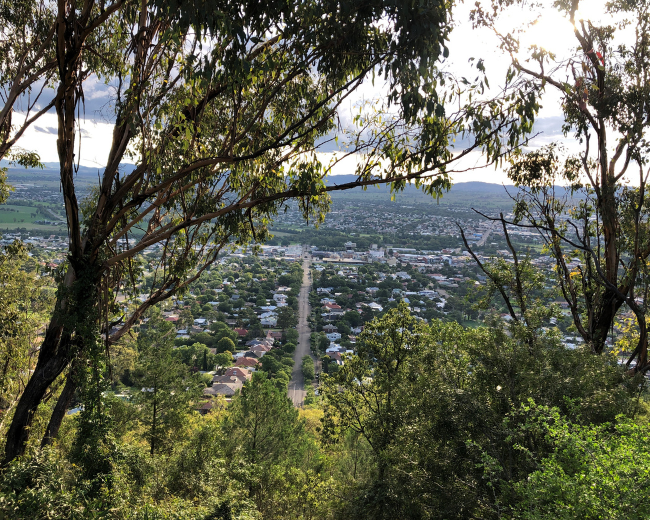 View from Oxley Lookout